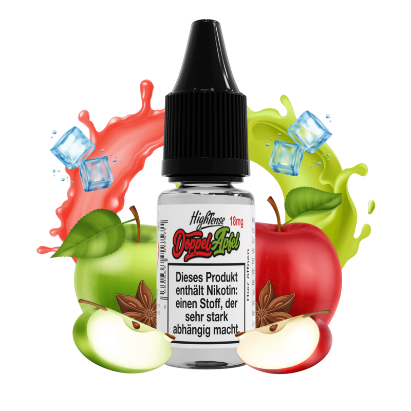 Riccardo HighTense Doppel Apfel Nikotinsalz Liquid 10ml