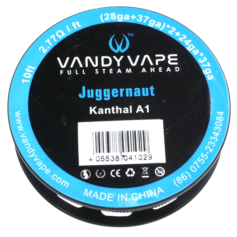 VandyVape Kanthal A1 Juggernaut - (28ga+37ga)*2+(24ga*37ga) 
