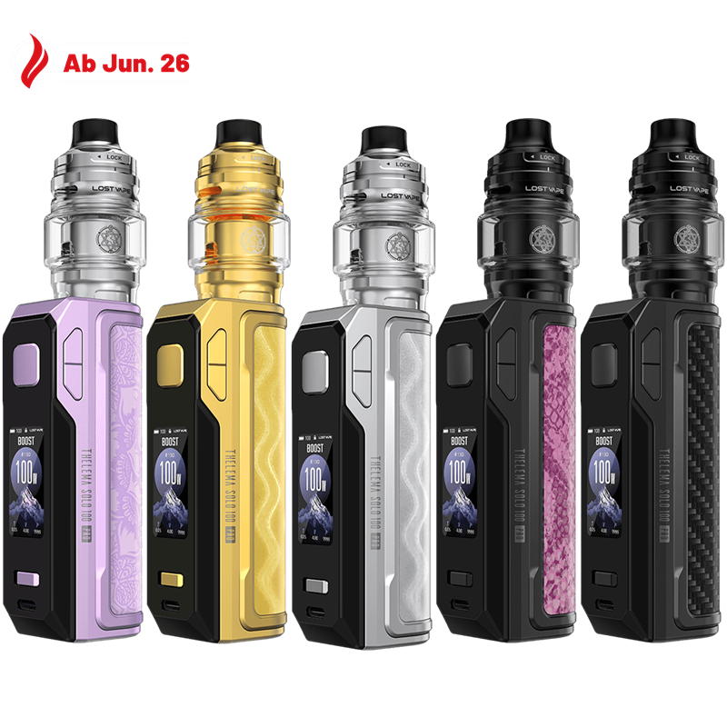 Lost Vape Thelema Solo 100 Pro + Centaurus Sub Ohm V2 Tank Kit - 100 Watt - 5 ml