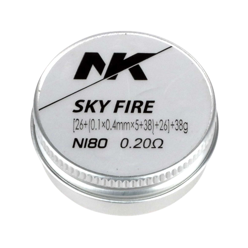 NK - Prebuilt Ni80 (26+(0,1*0,4*5+38)+26)/38 Sky Fire Coil  