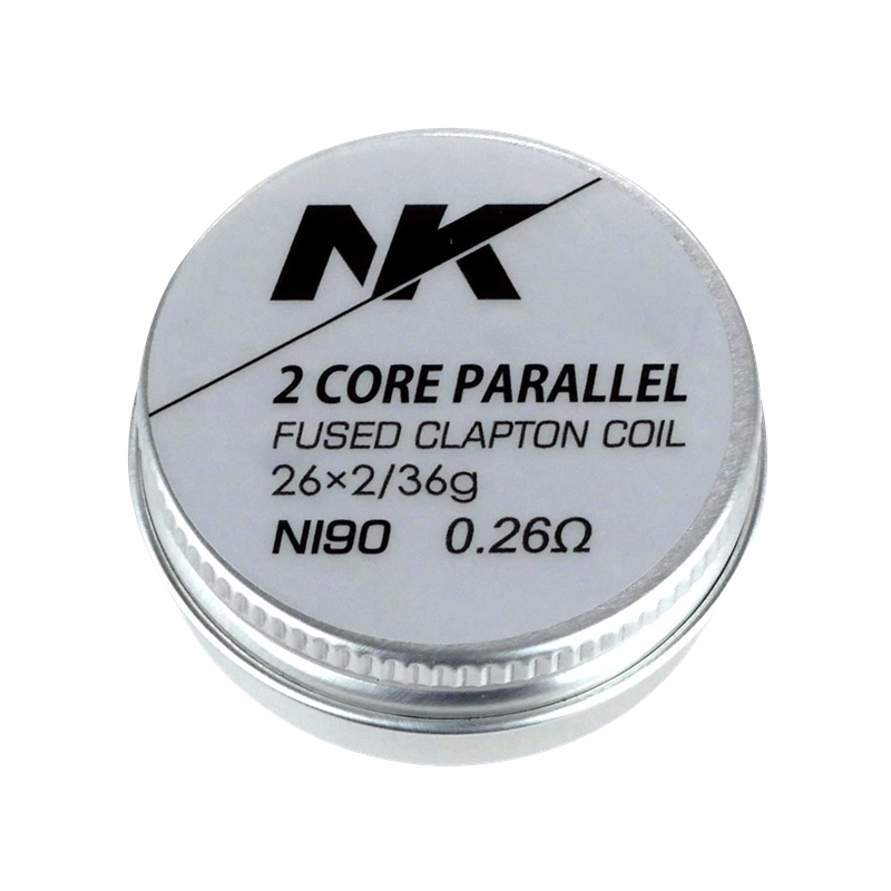 NK - Prebuilt Ni90 (26+26)/36 2 Core Parallel Coil - 6 Stk  