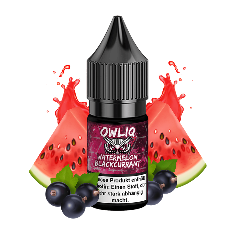 OWLIQ - Watermelon Blackcurrant - 10 ml Nikotinsalz Liquid