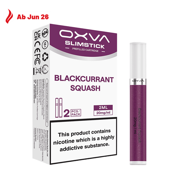OXVA SlimStick Einweg Pod - Blackcurrant Splash -2er Pack