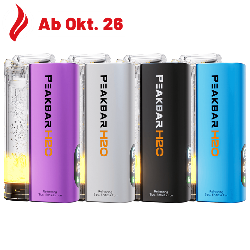 Peakbar H2O - Pod System - 900 mAh - 10 ml