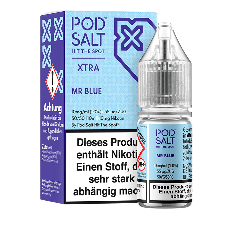 Pod Salt Xtra - Mr Blue - 10 ml Nikotinsalz Liquid