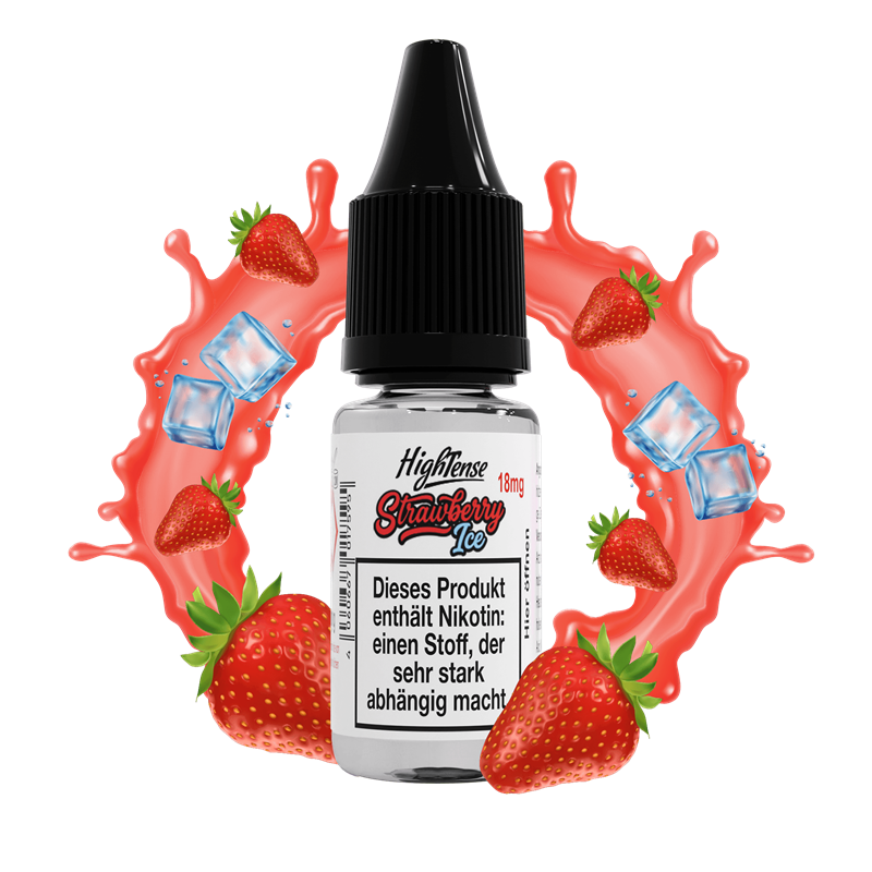 Riccardo HighTense - Strawberry Ice - 10 ml Nikotinsalz Liquid