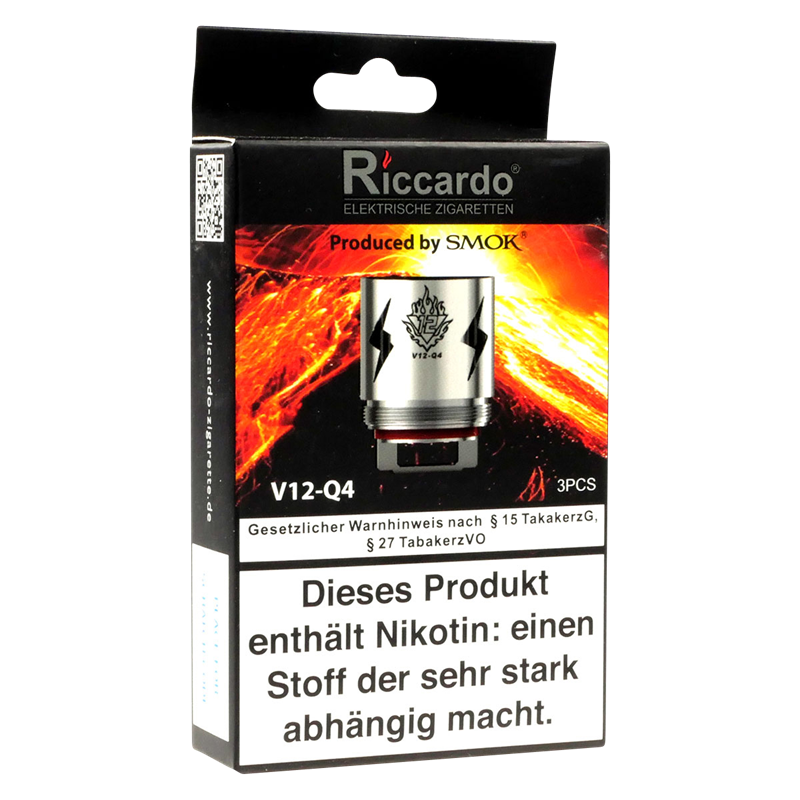 SMOK V12-Q4 Coil fr TFV12 - 60-190 Watt - 3er Pack  