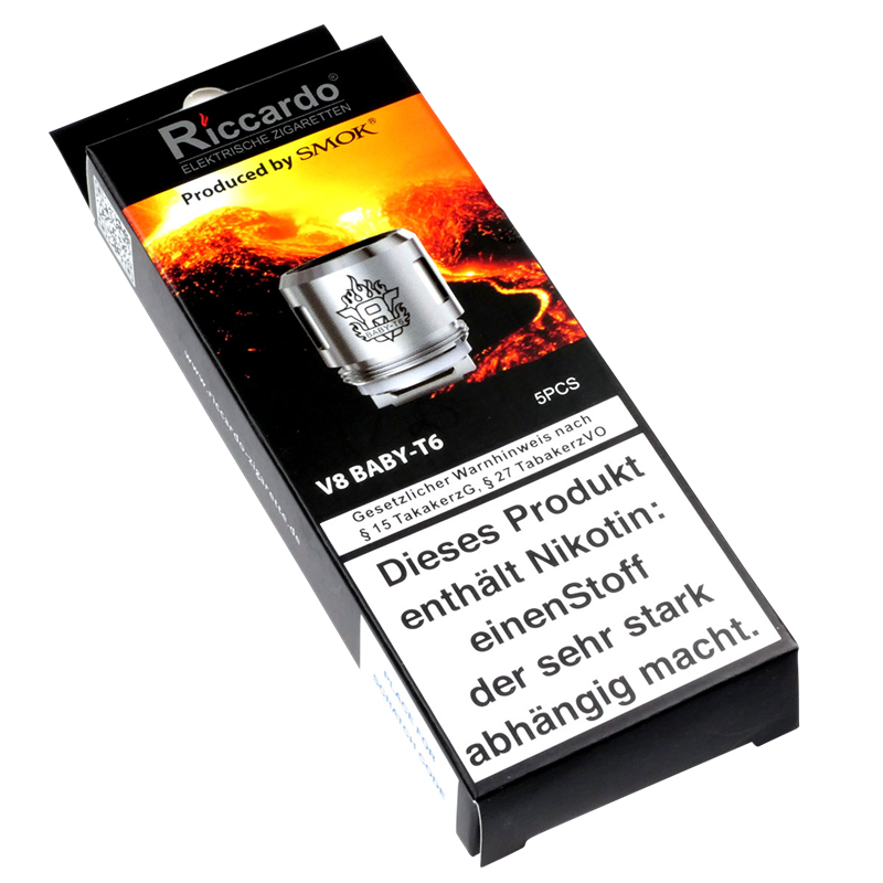 SMOK V8 Baby-T6 fr TFV8 Big Baby - 40-130 Watt - 5er Pack  
