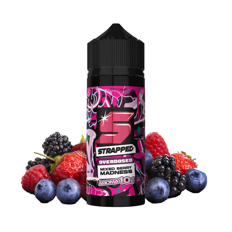 Strapped Aroma Overdosed - Mixed Berry Madness - 10 ml Longfill