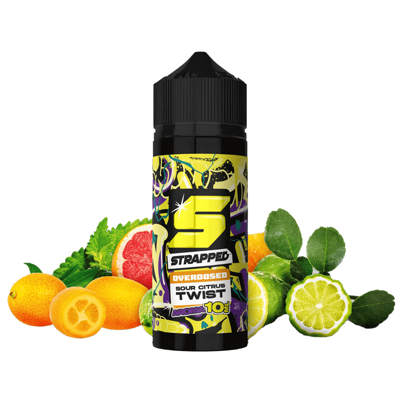 Strapped Aroma Overdosed - Sour Citrus Twist - 10 ml Longfill