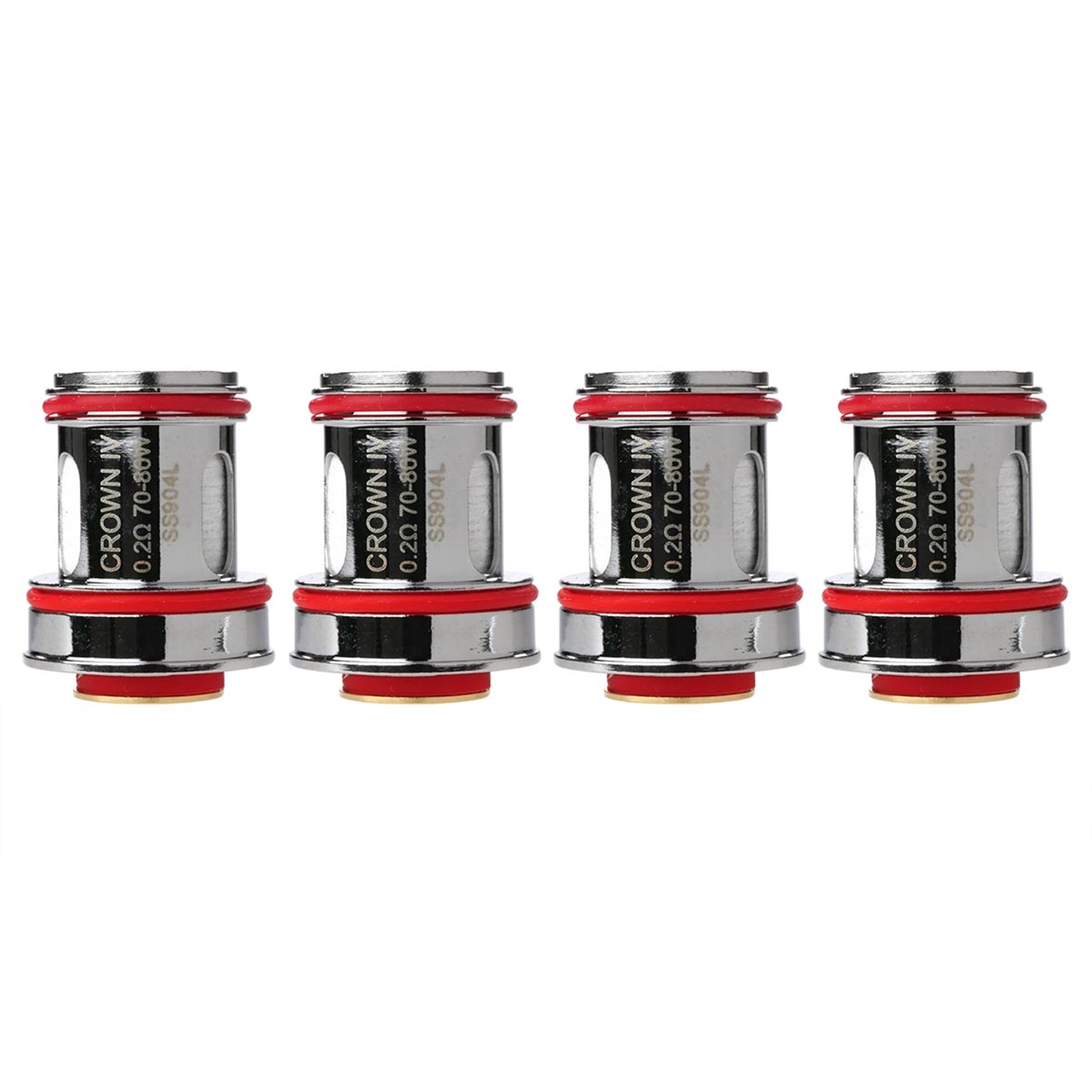 Uwell Crown 4 Dual Ss904l Coils 4er Pack Dl Zubehor Uwell