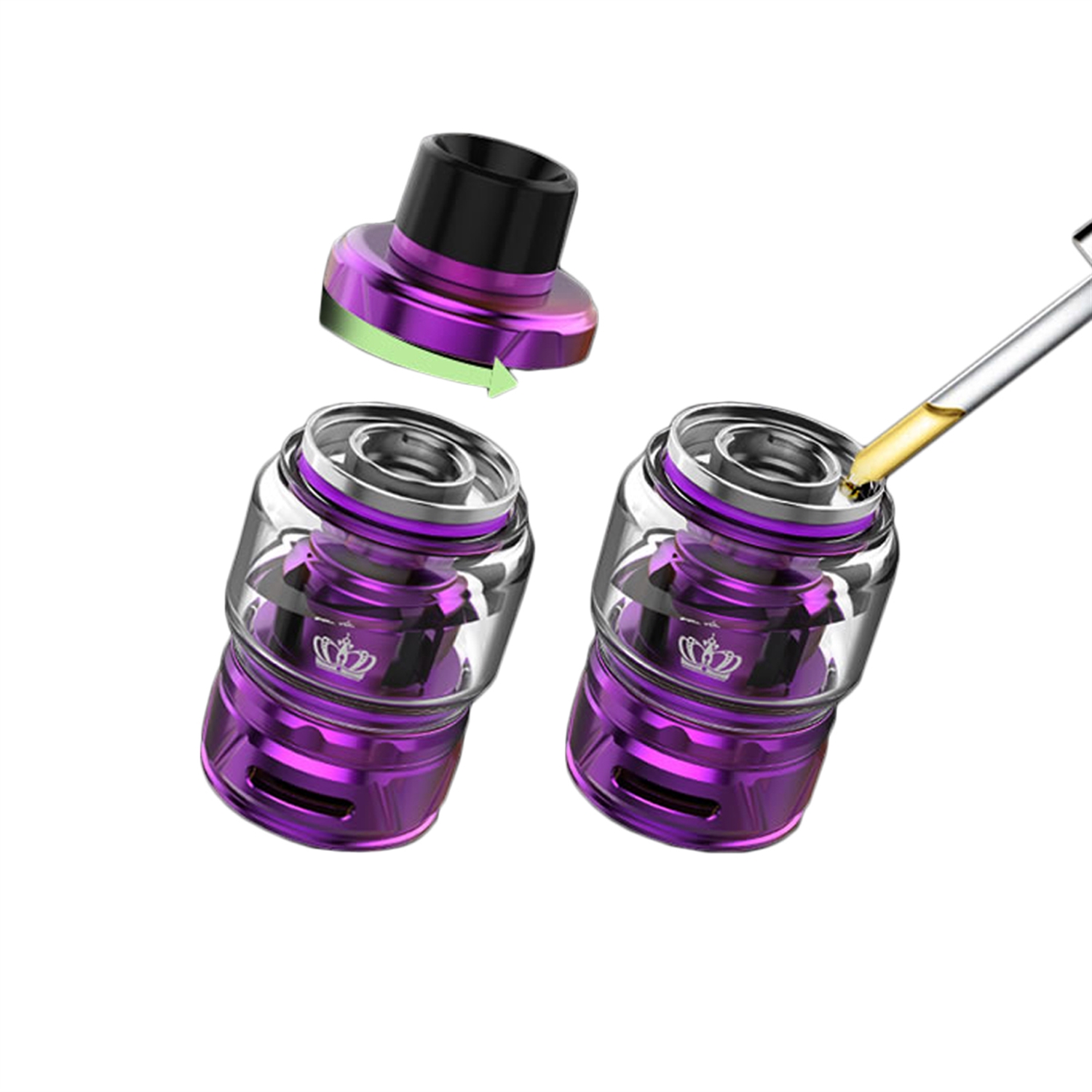 Uwell Crown 4 Tank - Clearomizer - 26 mm - 6,0 ml ...
