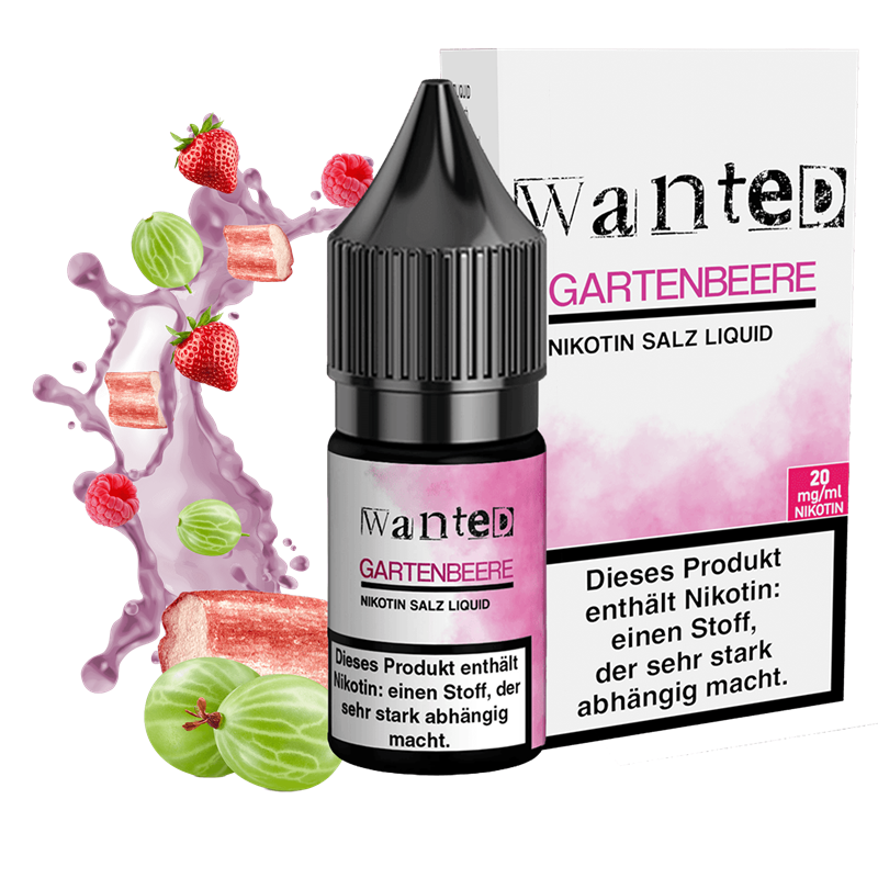Wanted - Gartenbeere - 10 ml Nikotinsalz Liquid