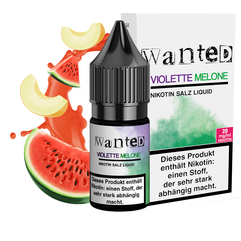 Wanted - Violette Melone - 10 ml Nikotinsalz Liquid