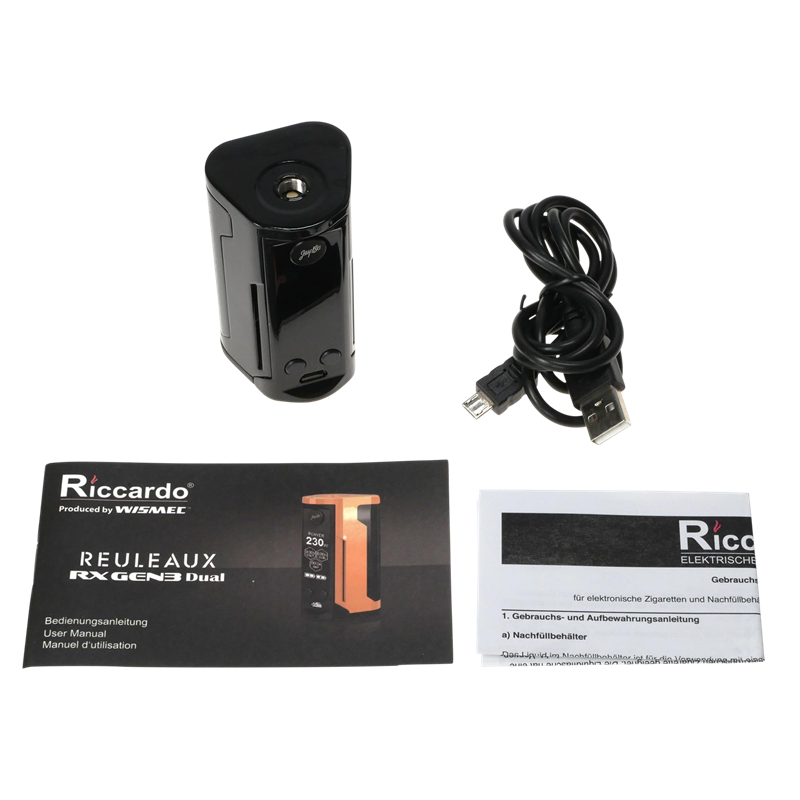 WISMEC Reuleaux RX GEN3 Dual Box Mod - 230 Watt Akkutr�ger  