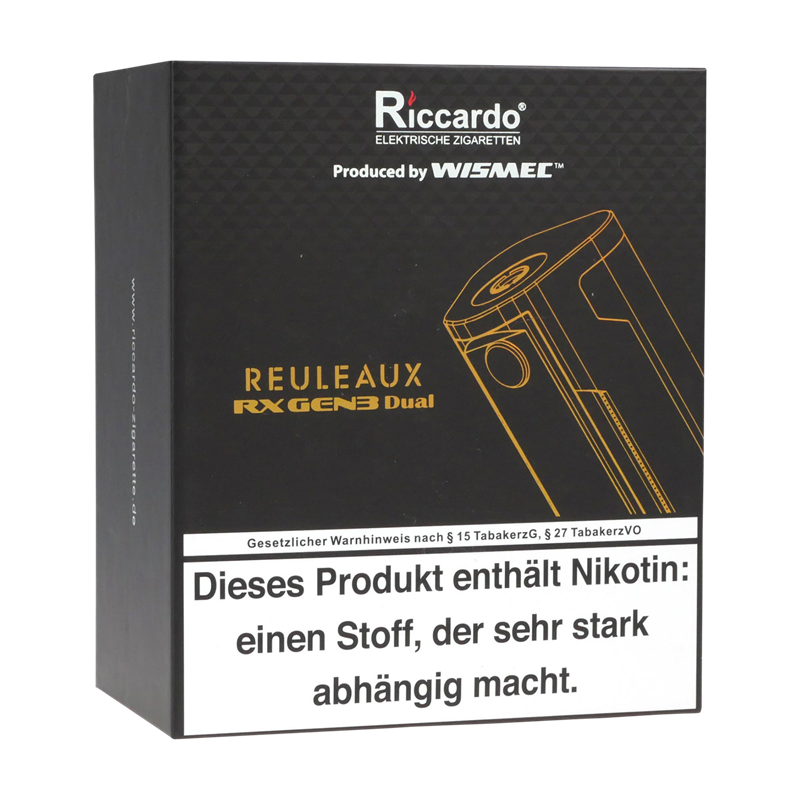 WISMEC Reuleaux RX GEN3 Dual Box Mod - 230 Watt Akkuträger  