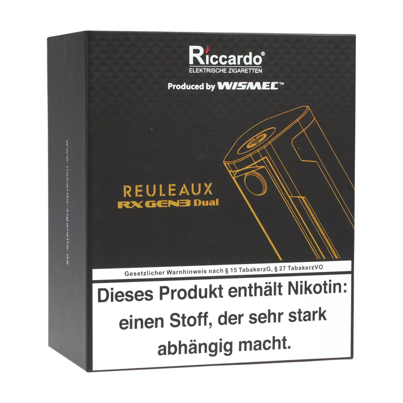 WISMEC Reuleaux RX GEN3 Dual Box Mod - 230 Watt Akkutr�ger  