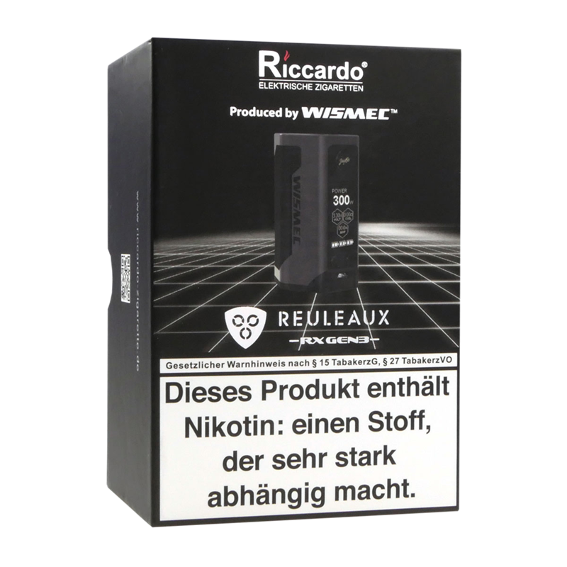 WISMEC Reuleaux RX GEN3 Box Mod - 300 Watt Akkutrger  