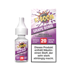 K-Boom - Grape Bomb - Nikotinsalz - 10 ml Liquid