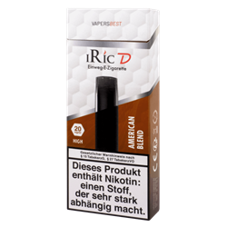 Riccardo iRic D Bar - American Blend - Einweg E-Zigarette