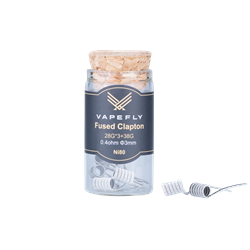 Vapefly Fused Clapton Ni80 - Prebuilt Coil - 0,4 O hm - 6 Stk