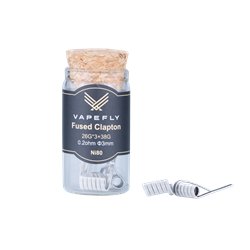 Vapefly Fused Clapton Ni80 - Prebuilt Coil - 0,2 O hm - 6 Stk