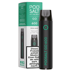POD SALT GO 600 - Fresh Mint - Einweg E-Zigarette