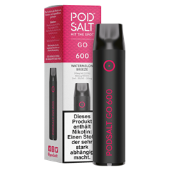 POD SALT GO 600 - Watermelon Breeze - Einweg E-Zigarette