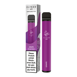 ELF Bar 600 Grape - Einweg E-Zigarette - 20 mg / ml