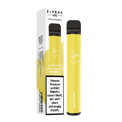 ELF Bar 600 Lemon Tart - Einweg E-Zigarette - 20 mg / ml