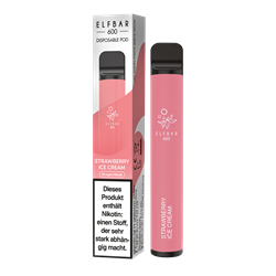 ELF Bar 600 CP Strawberry Ice Cream - Einweg E-Zigarette