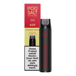 POD SALT GO 600 - Strawberry Banana - Einweg E-Zigarette