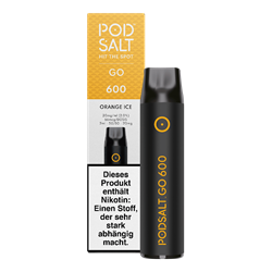 POD SALT GO 600 - Orange Ice - Einweg E-Zigarette