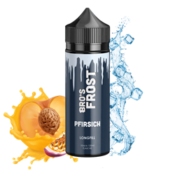 The Bros Aroma - Bro's Frost Pfirsich - 10 ml Longfill