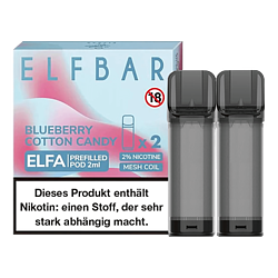 ELF Bar ELFA - Blueberry Cotton Candy Pod - 2er Pack