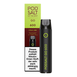 POD SALT GO 600 - Cola Lime - Einweg E-Zigarette