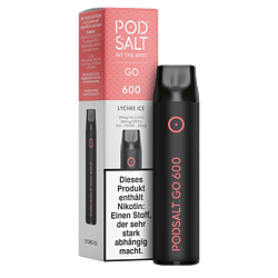 POD SALT GO 600 - Lychee Ice - Einweg E-Zigarette