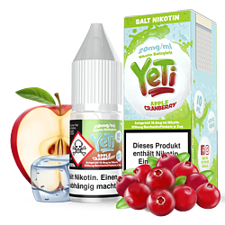 Yeti E-Liquid - Apple Cranberry - 10 ml Nikotinsalz