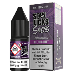 Six Licks E-Liquid - Bite the Bullet - 10 ml Nikotinsalz