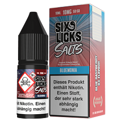 Six Licks E-Liquid - Bluemonia - 10 ml Nikotinsalz