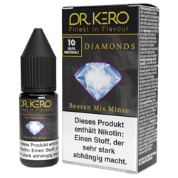 Dr. Kero - Diamonds - Beeren Mix Minze - 10 ml Nikotinsalz Liquid