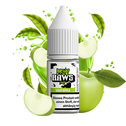 Barehead - RAWS - Sour Apple - 10 ml Hybrid-Nikotinsalz Liquid