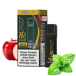 eXvape EXPOD Pro - Gold Series - Oriental Mint Pod - 1er Pack