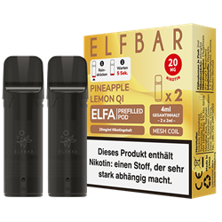 ELF Bar ELFA - Pineapple Lemon Qi Pod - 2er Pack