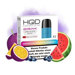 HQD Cirak - Maracuja Melon Blueberry Pod - 2er Pack