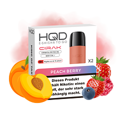 HQD Cirak - Peach Berry Pod - 2er Pack