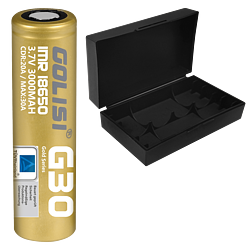Batería 18650 - Recargable G30 [Golisi], 3000mah