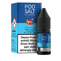 Pod Salt Fusion - Candy Rush - Blue Bubble - 10 ml Nikotinsalz Liquid