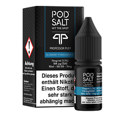 Pod Salt Fusion - Professor Puff - Blueberry Pomegranate - 10 ml Nikotinsalz Liquid