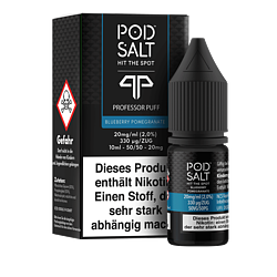 Pod Salt Fusion - Professor Puff - Blueberry Pomegranate - 10 ml Nikotinsalz Liquid